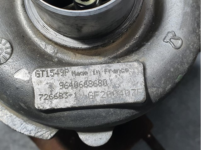 Turbocompressor para Peugeot 607 (9d,9d) (2000-2006) 2.2 hdi 4hxdw12ted4fap 9640668680