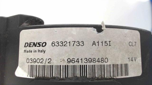 PEUGEOT 9641398480 Генератор в наличии Одесса