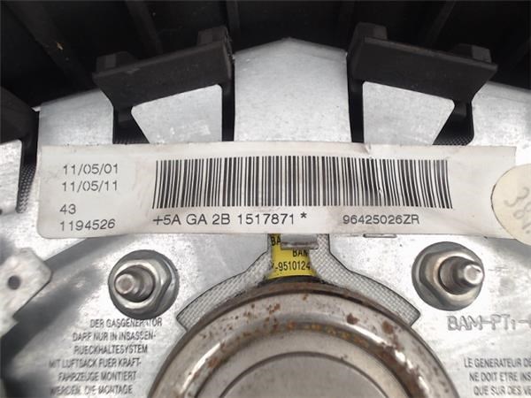 96425026ZR PEUGEOT Подушка безопасности (AIRBAG) водительская купить в Павлоград
