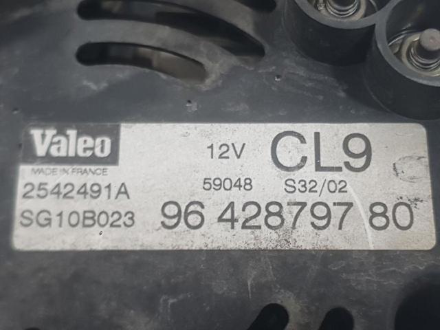 PEUGEOT 9642879780 Генератор в наличии Тернополь