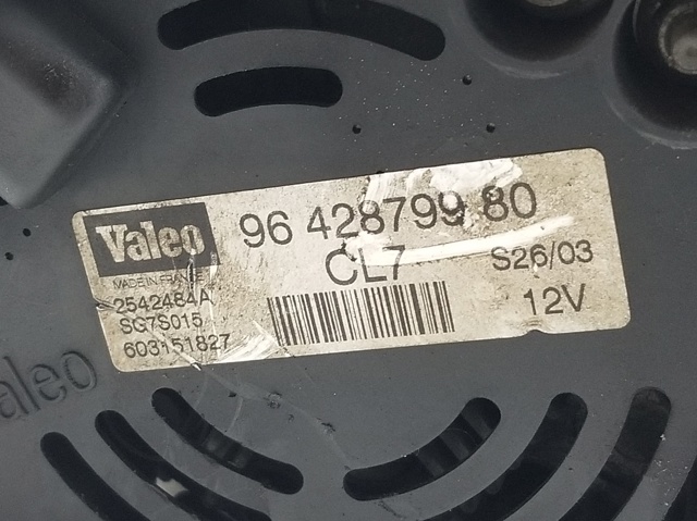 9642879980 PEUGEOT Генератор купить в Харьков