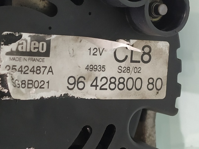 PEUGEOT 9642880080 Генератор в наличии Украина