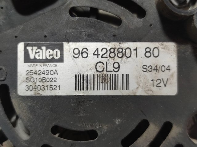 9642880180 PEUGEOT Генератор купить в Полтава