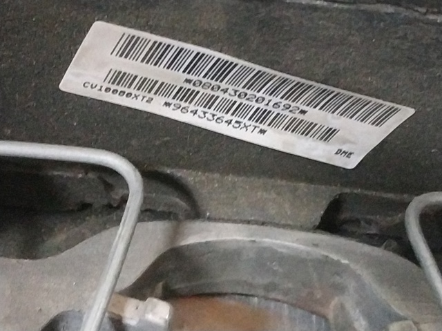 PEUGEOT 96433645XT в наличии Тернополь