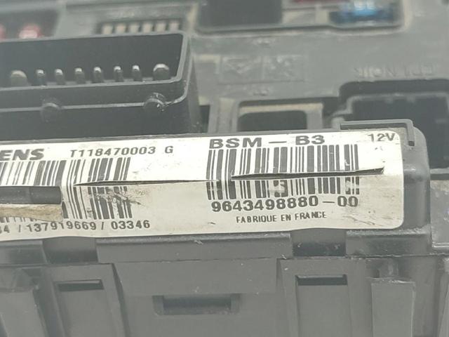 Unidade de dispositivos de segurança Citroen C5 2 RC