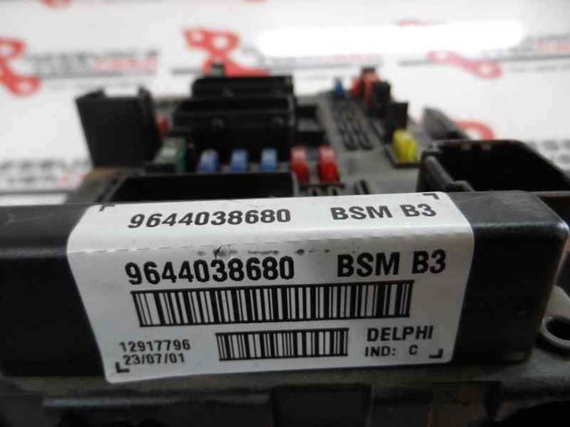 Unidade de dispositivos de segurança 9644038680 PEUGEOT