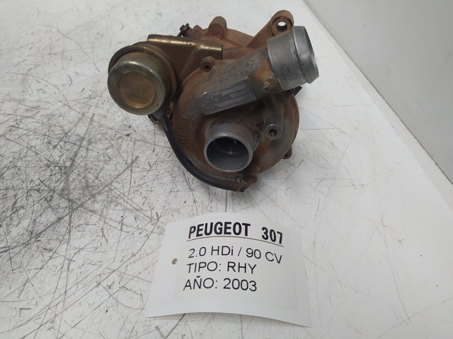 Turbocompressor para Peugeot 206 fastback 2.0 hdi 90 rhy 9645247080