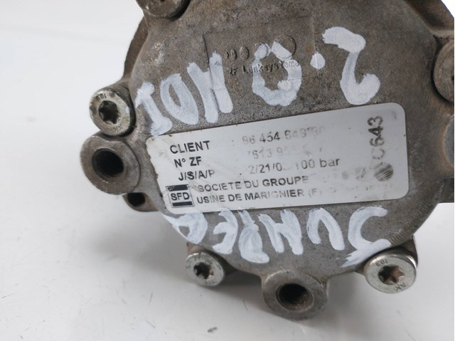 Bomba de direção para Citroën Jumper Caixa fechada teto elevado de 02 29 ch 2.0 Hdi/ - HDI 85 / 01.02 - 12.06 RHV 9645464980