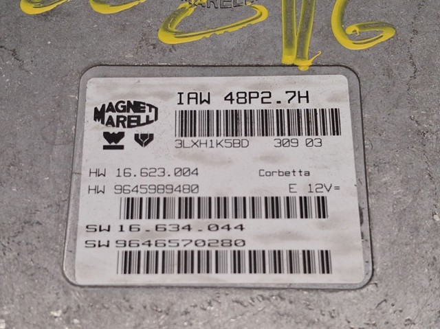 9646570280 PEUGEOT Модуль управления (ЭБУ) двигателем купить в Кривой Рог