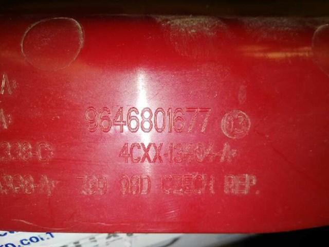 9646801677 PEUGEOT Фонарь задний правый купить в Полтава