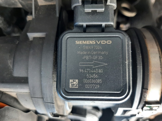 PEUGEOT 9647144080 Датчик потока (расхода) воздуха, расходомер M.A.F. - (Mass Airflow) в наличии Одесса