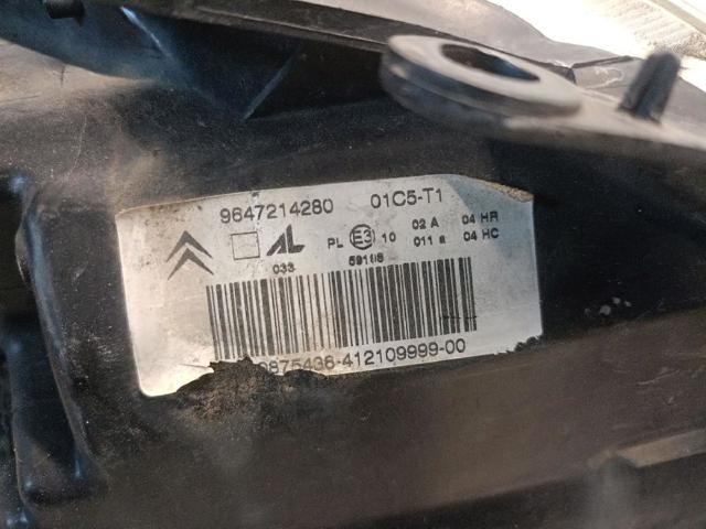 PEUGEOT 9647214280 Фара левая в наличии Львов
