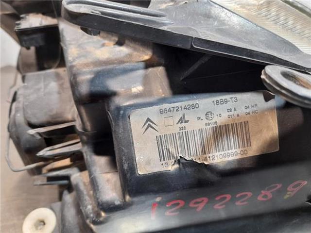 9647214280 PEUGEOT Левая фара купить в Чернигов