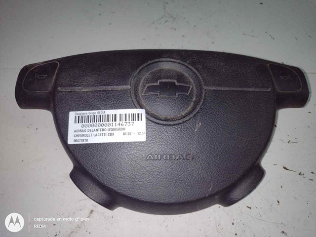 Airbag dianteiro esquerdo para chevrolet lacetti 2.0 d z20s-d 96474818