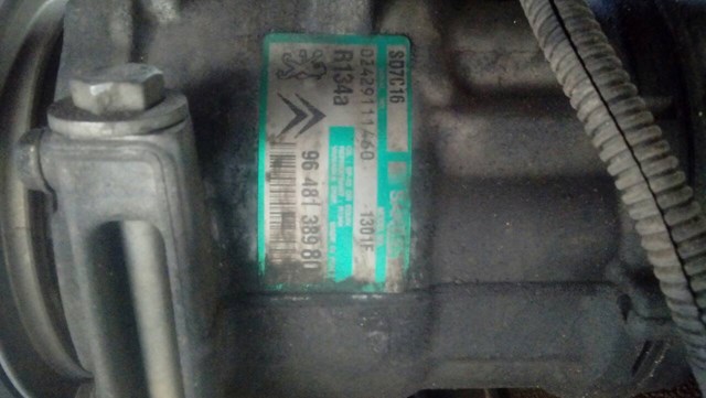 Compressor de ar condicionado para Peugeot 407 2.0 HDI 135 RHR 9648138980