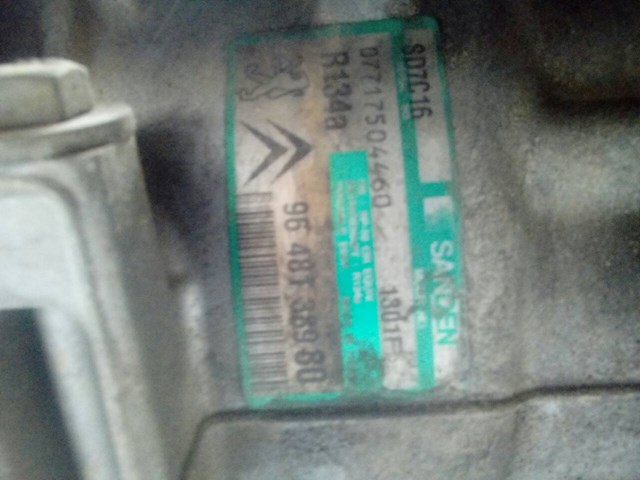 Compressor de ar condicionado para Peugeot 407 sw 2.0 rhrdw10bted4 9648138980