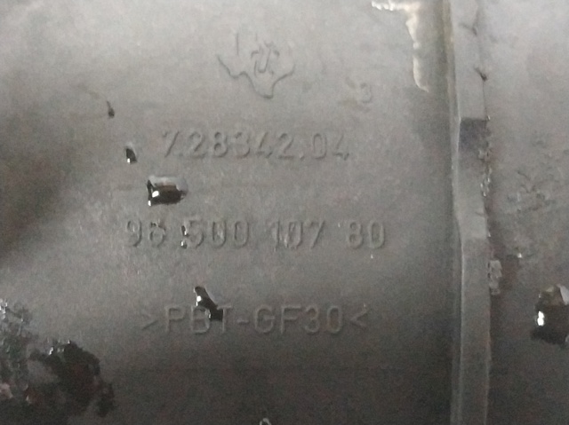 Sensor de fluxo (consumo) de ar, medidor de consumo M.A.F. - (Mass Airflow) 9650010780 PEUGEOT