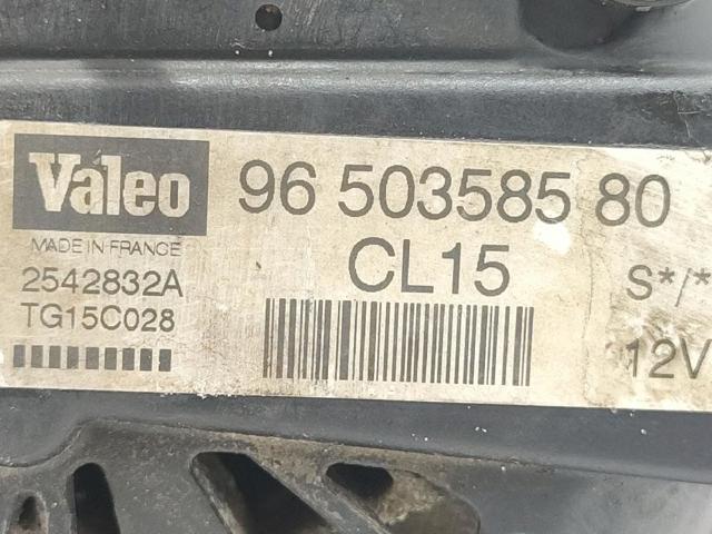 9650358580 PEUGEOT Генератор купить в Каменское