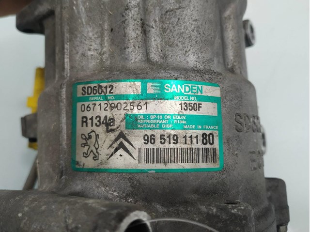 Compressor de ar condicionado para citroen c4 i (lc_) (2004-2011) 9651911180