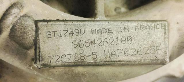 FORD 9654262180 Турбина в наличии Николаев