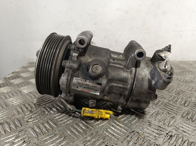 Compressor de ar condicionado para Peugeot 307 sedan (s2) 9hzdv6ted4 9655191680