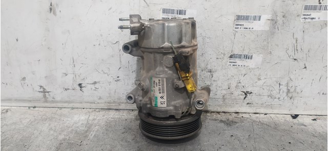 Compressor de ar condicionado para Peugeot 307 1.6 HDI 110 9HZDV6TED4 9655191680