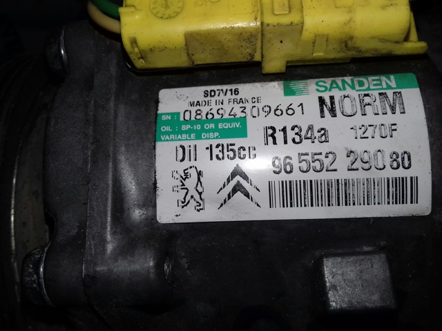 Compressor nuevocompresseur ne wqa 9655229080