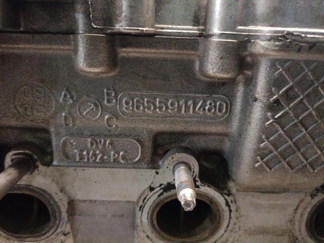 FORD 9655911480 Головка блока цилиндров (ГБЦ) в наличии Украина