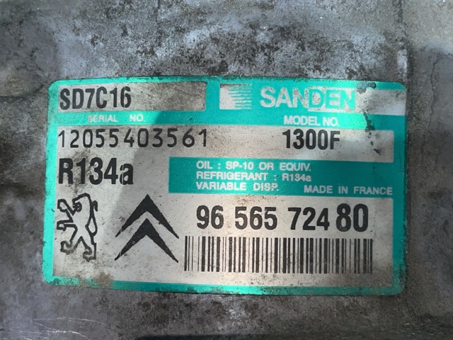 PEUGEOT 9656572480 Компрессор кондиционера в наличии Ужгород