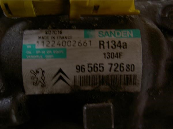 Compressor de ar condicionado para Peugeot 407 (6d_) (2004-2005) 2.0 RHRDW10BTED4 9656572680