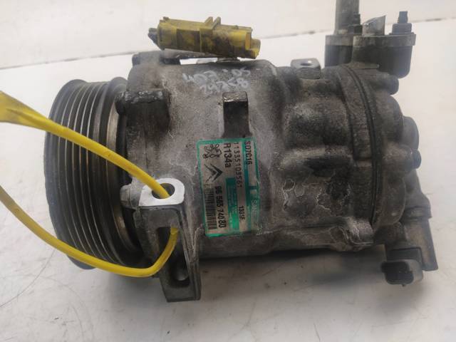Compressor de aparelho de ar condicionado 9656574080 PEUGEOT