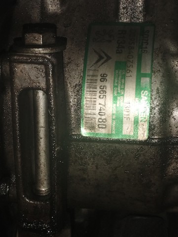 Compressor de aparelho de ar condicionado 9656574080 PEUGEOT