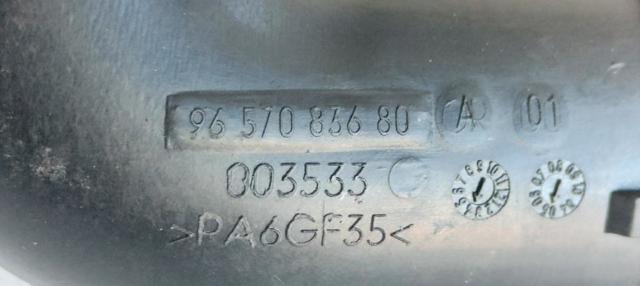 9657083680 FORD Патрубок воздушный, выход из турбины/компрессора (наддув) купить в Хмельницкий