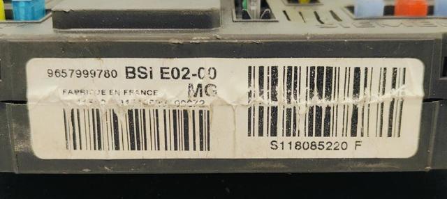 Unidade de dispositivos de segurança Peugeot 206 2A/C