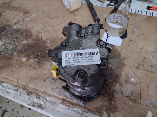 Compressor de ar condicionado para Peugeot 207 sw (wk_) (2007-2012) 1.4 16v g - 8fs 9659875780