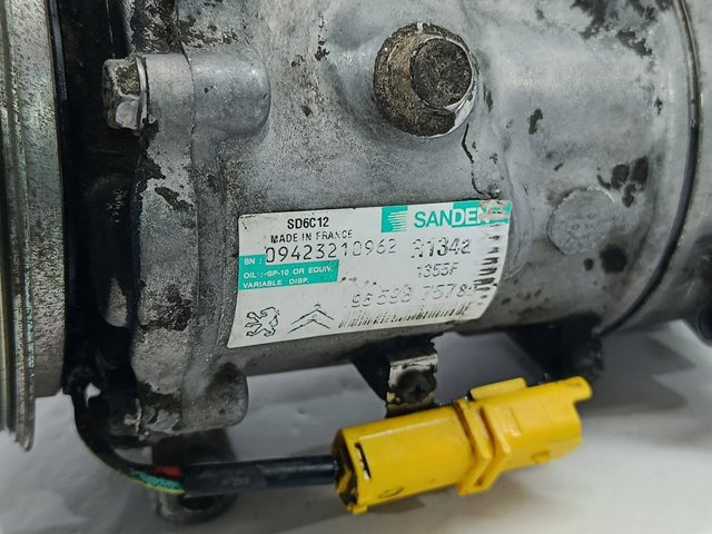 Compressor de aparelho de ar condicionado 9659875780 PEUGEOT