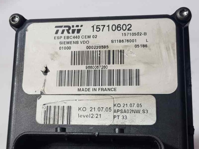 PEUGEOT 9660067280 в наличии Чернигов