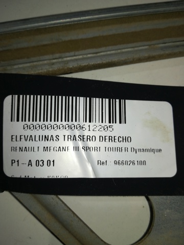 RENAULT 966026100 Мотор стеклоподъемника двери передней правой в наличии Полтава