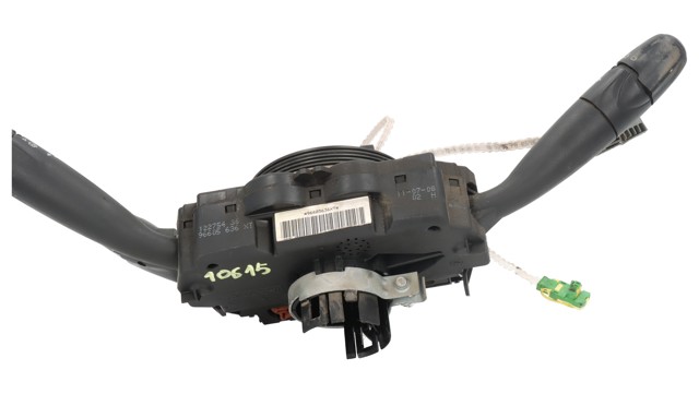 Comutador instalado na coluna da direção, montado 96605636XT PEUGEOT