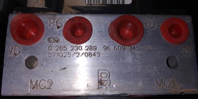 PEUGEOT 9660934580 Блок АБС в наличии Черновцы