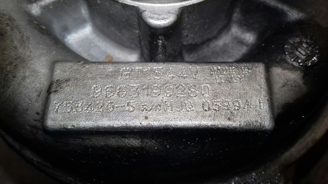 Turbocompressor para citroen c4 saloon 1.6 hdi 9hy (dv6ted4) 9663199280