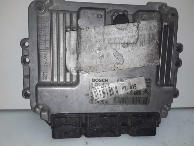 9663475880 PEUGEOT Блок управления двигателем купить в Николаев