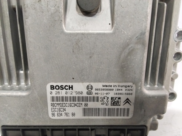 9663476180 Блок управления двигателем купить Харьков