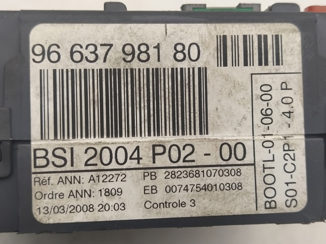 PEUGEOT 9663798180 в наличии Каменское