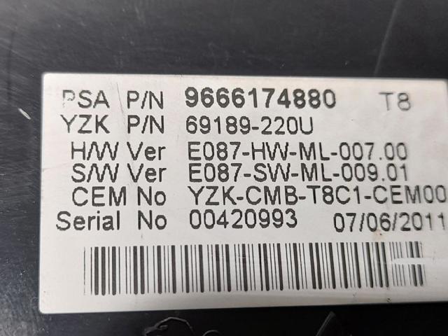 PEUGEOT 9666174880 в наличии Запорожье