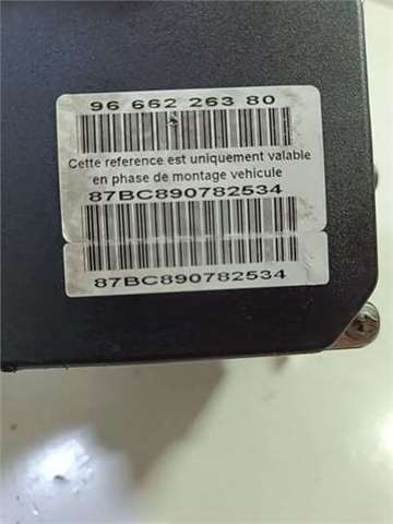 PEUGEOT 9666226380 Блок управления АБС (ABS) гидравлический в наличии Черкассы