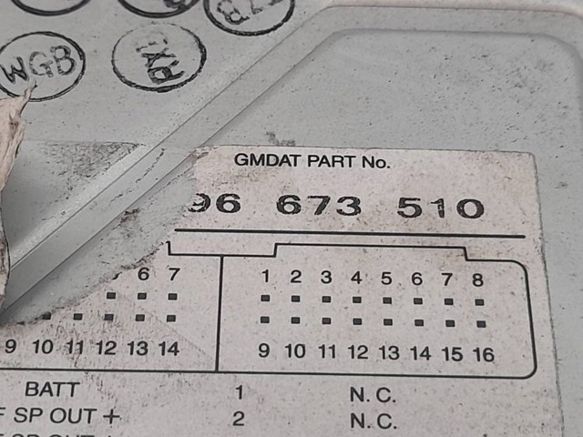GM 96673510 Магнитола в наличии Кривой Рог