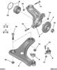 Braço oscilante inferior esquerdo de suspensão dianteira 9670772080 PEUGEOT