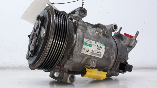 Compressor de ar condicionado para Citroen Berlingo Van (B9) (2012-...) 1.6 HDI 90 4x4 9HF(DV6DTED) 9671216280