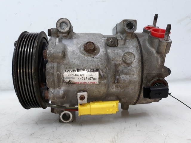 Compressor de ar condicionado para Peugeot 206+ (2l_,2l_) (2009-2013) 1.4 HDI ECO 70 8HX 9671216780